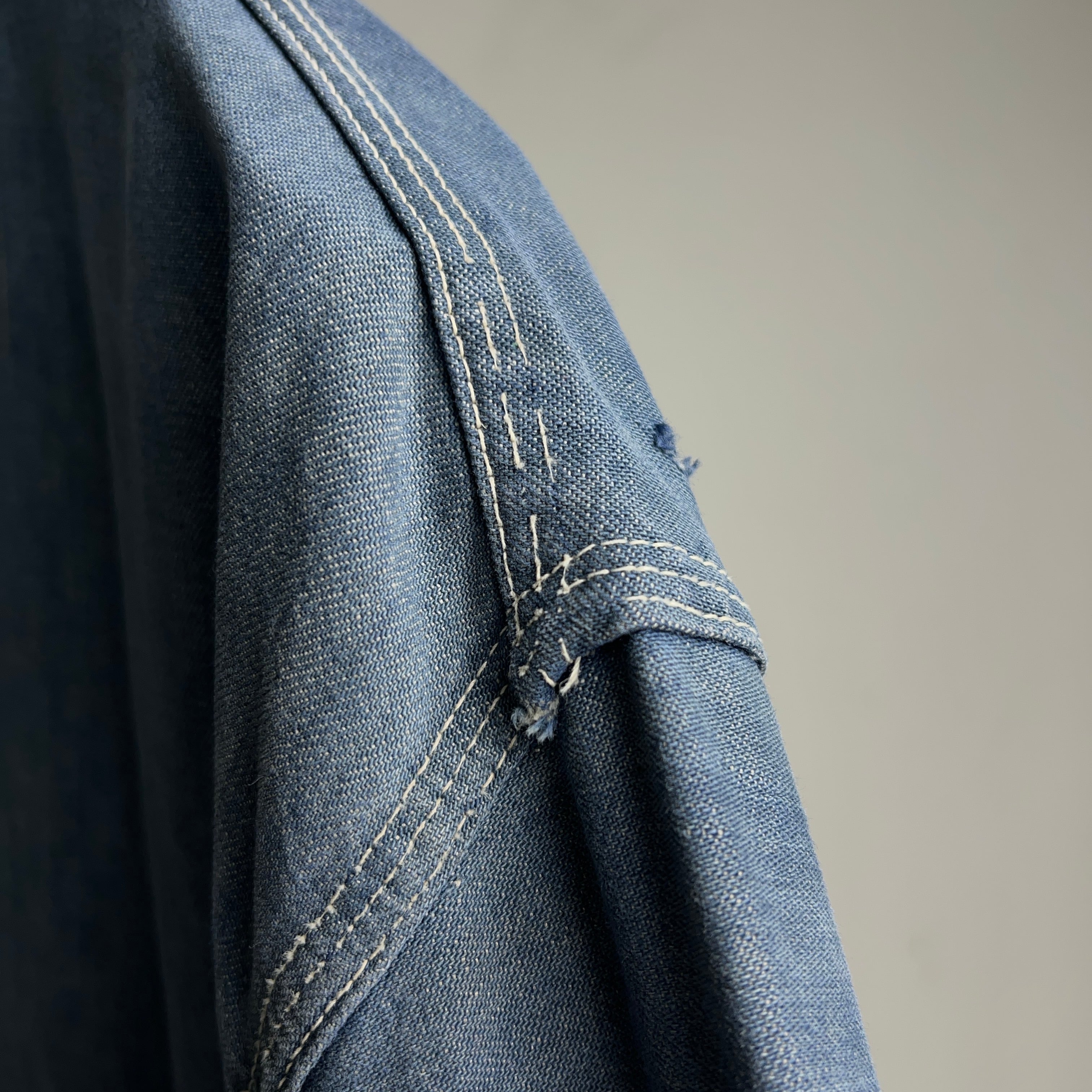 1970's VAT DYE DENIM CHORE JACKET 70年代 バットダイデニム