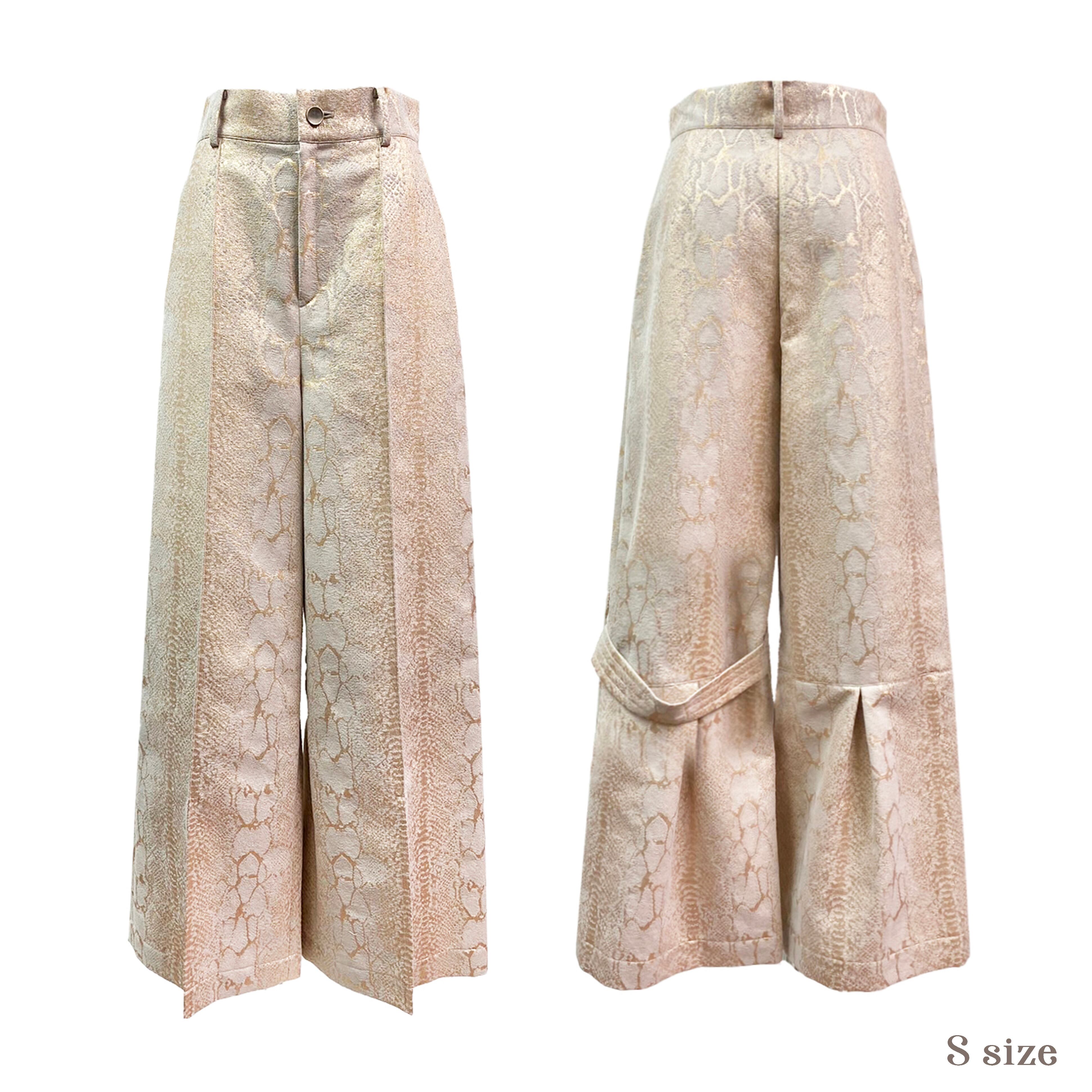 【PDF】straight pants Tab straight pants -Jacquard-（全1色） | skpism®