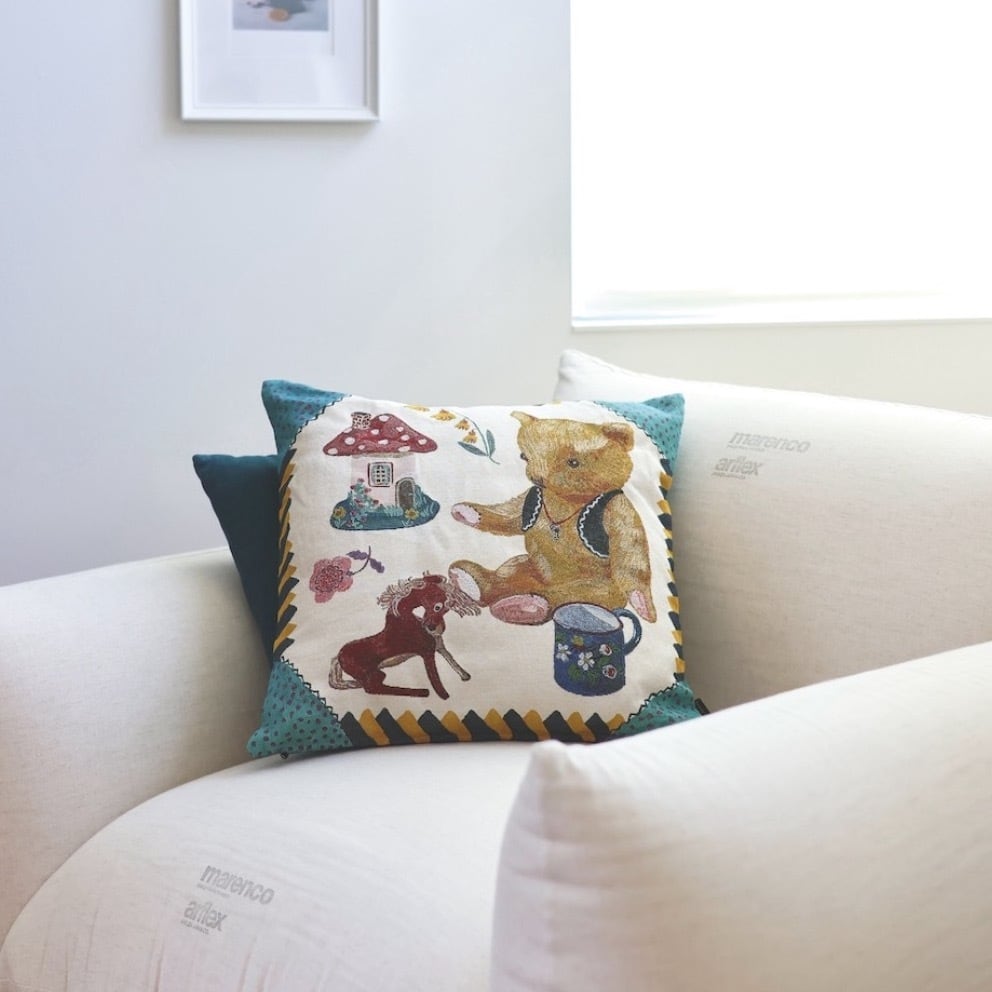 ナタリーレテ クッションカバー 45cm×45cm ベア&ハウス | 京都の