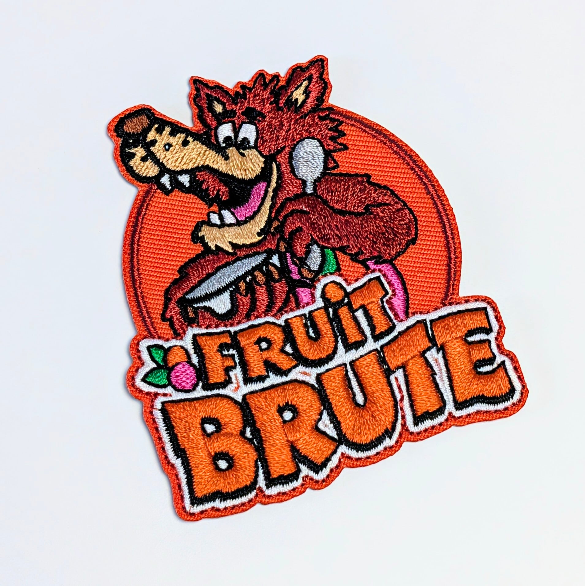 送料無料！ ★刺繍アイロンワッペン★【 Fruit Brute（フルーツ・ブルート）】General Mills / HALLOWEEN限定 モンスターシリアル / ワッペン / PATCH〚アメリカン雑貨 アメトイ〛