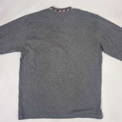 DAKS ダックス ヘンリーネック 長袖 Tシャツ カットソー L/グレー メンズ