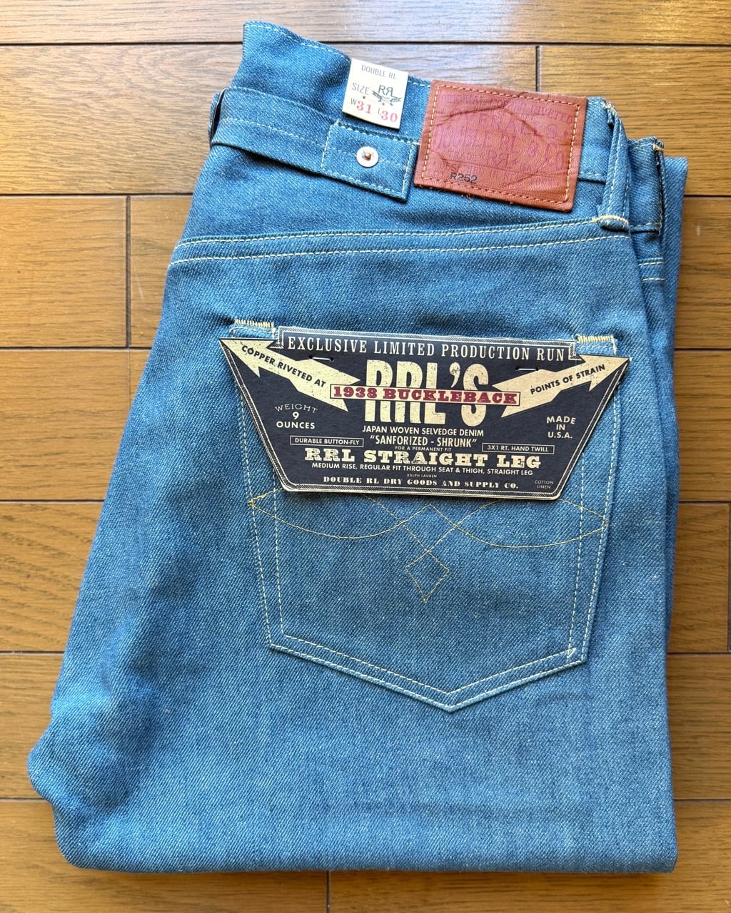 新品 世界限定200本 RRL アメリカ製 セルビッジデニム W31-L30 | Room