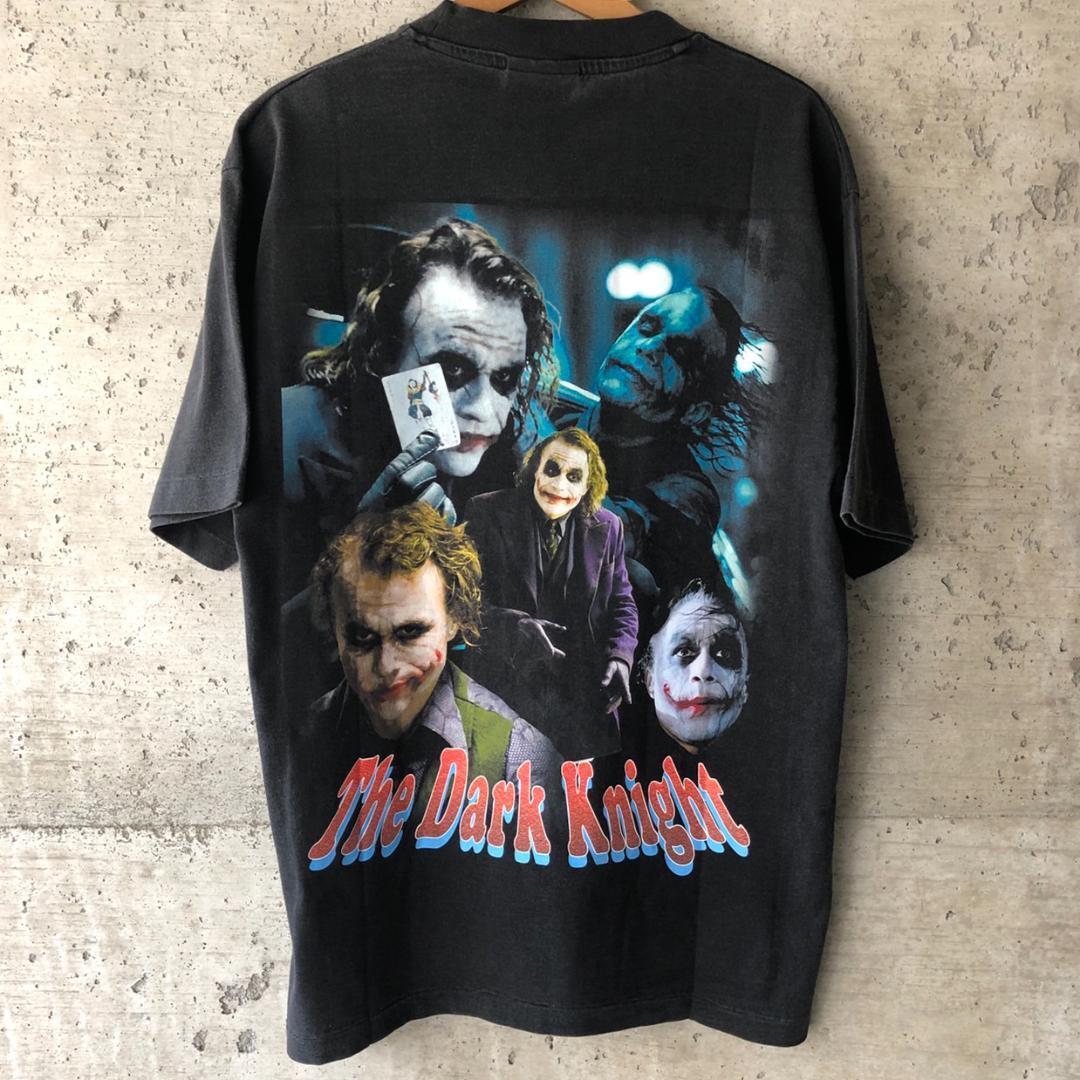TH28 Tシャツ 映画 ムービー ダークナイト ジョーカー バットマン 両面