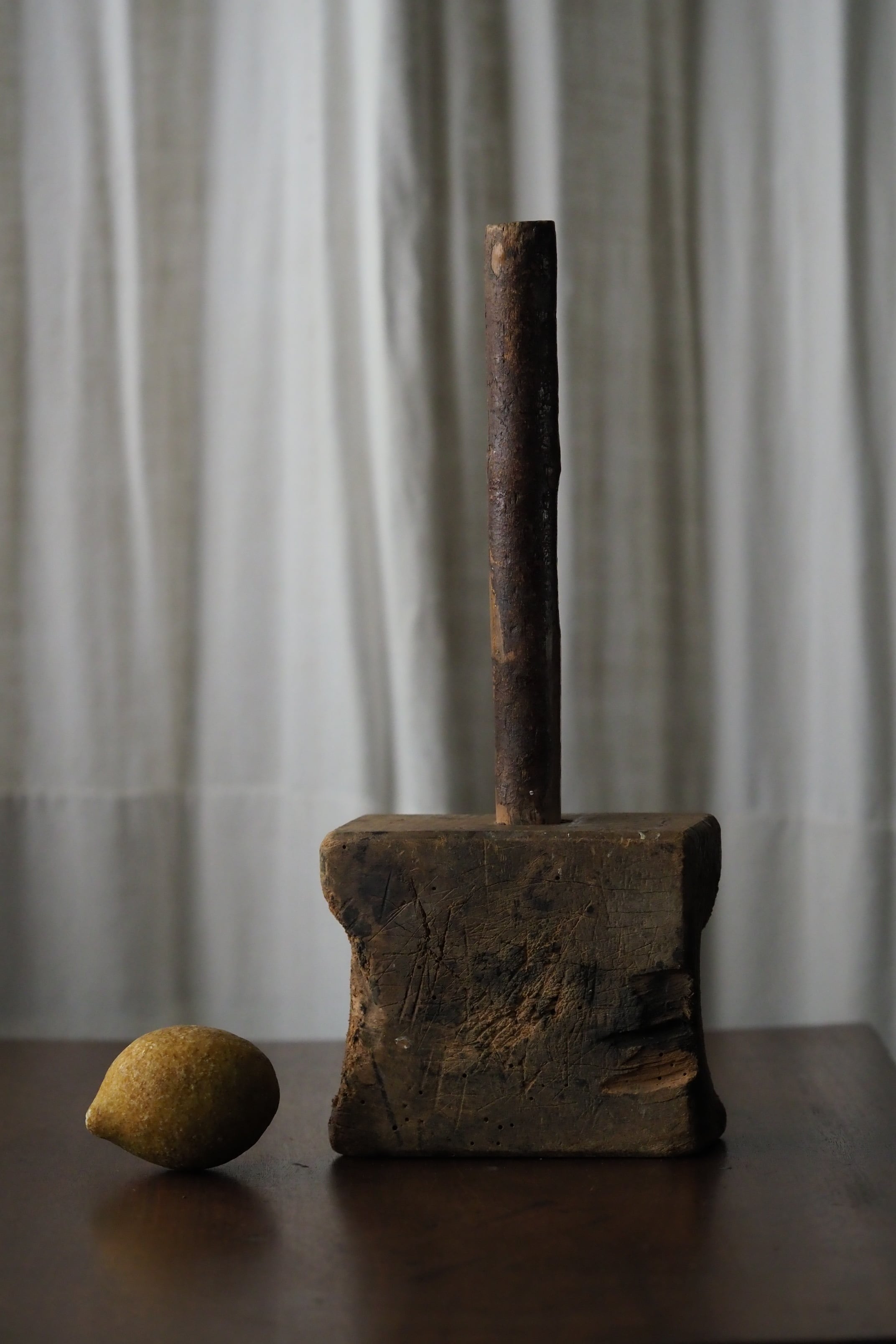 民具 木の叩き棒-antique wood hummer | アンティーク.ヴィンテージ