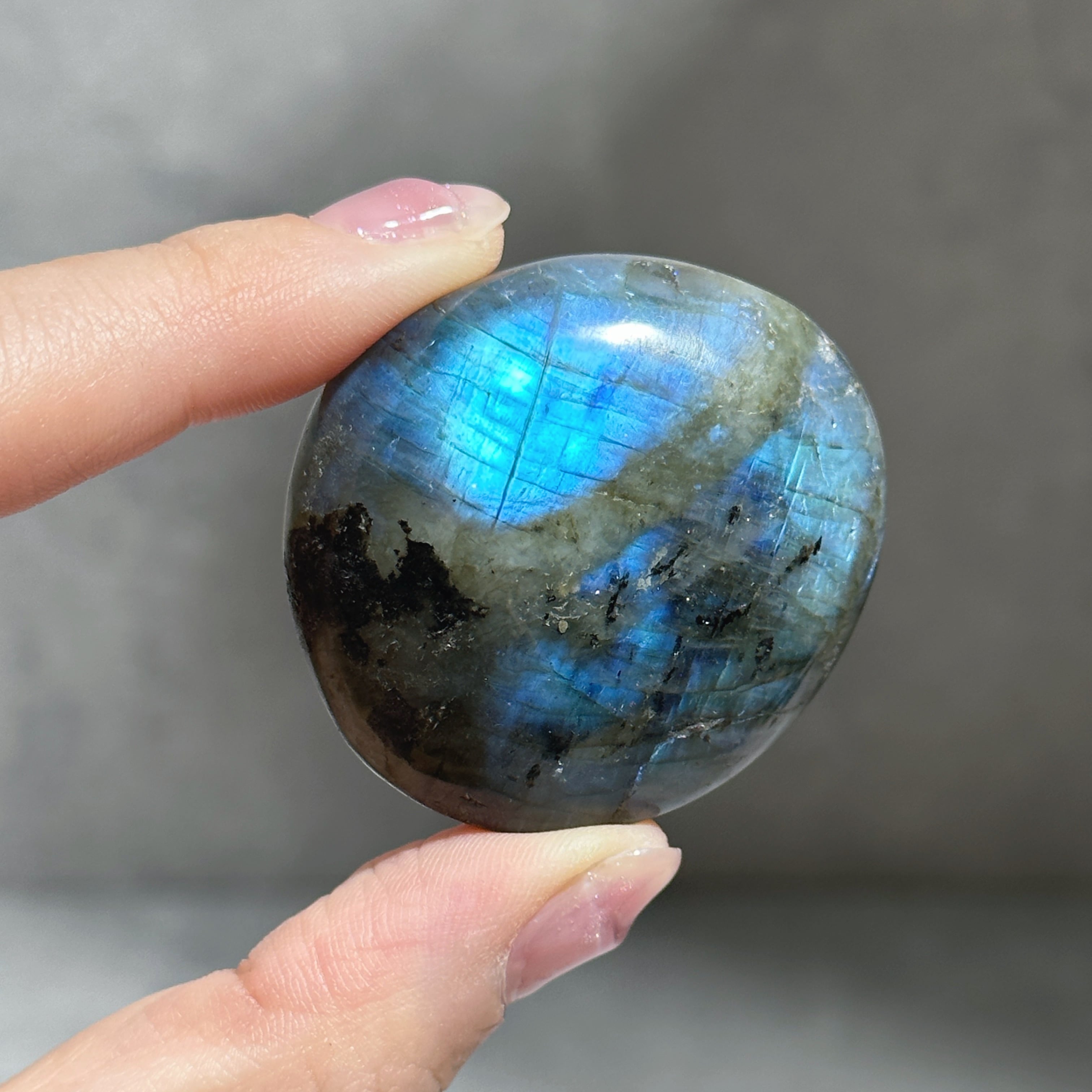 ラブラドライト パームストーン02◇ Labradorite palm stone ◇天然石・鉱物・パワーストーン