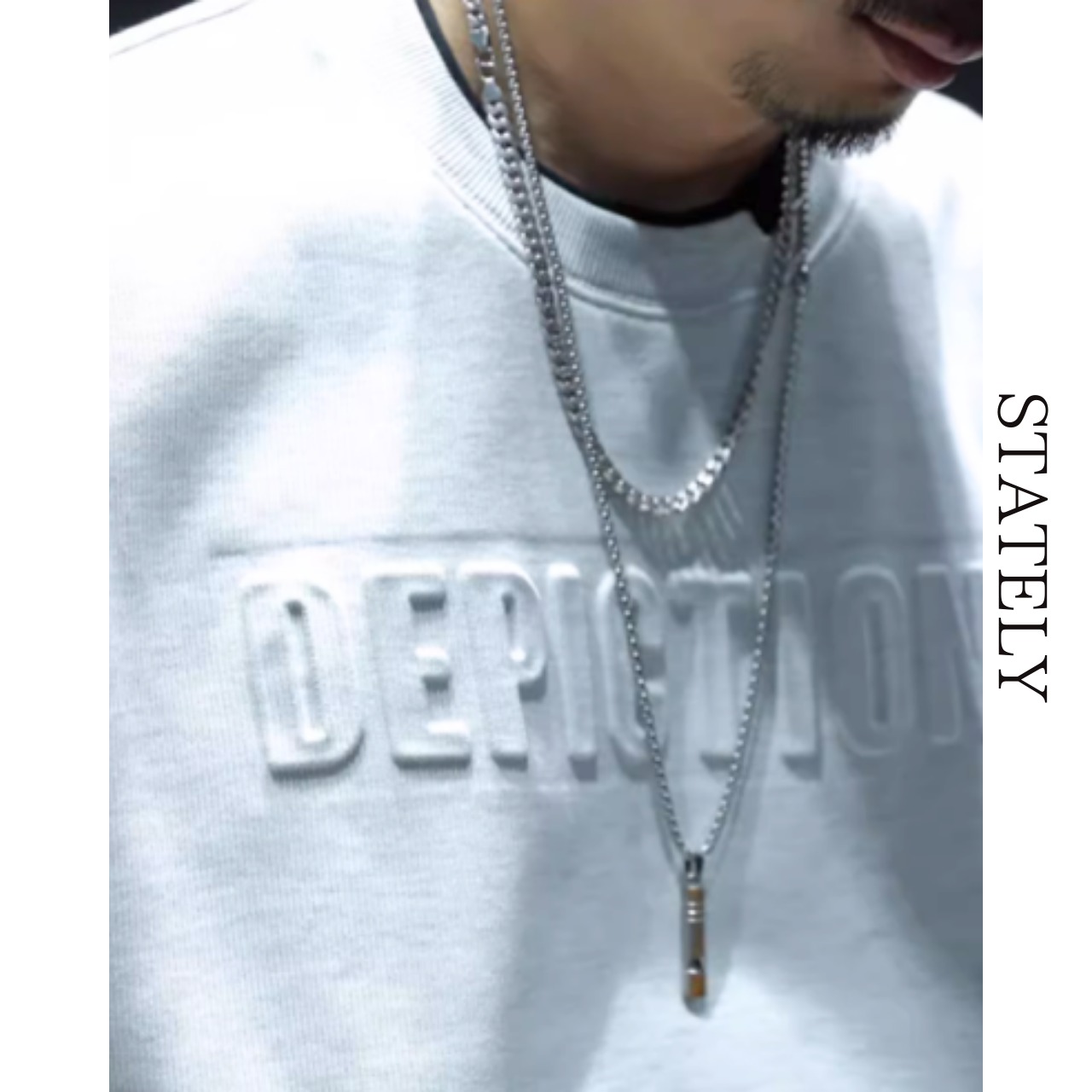 エンボスロゴ レイヤードスウェット/3color_T117・画像7