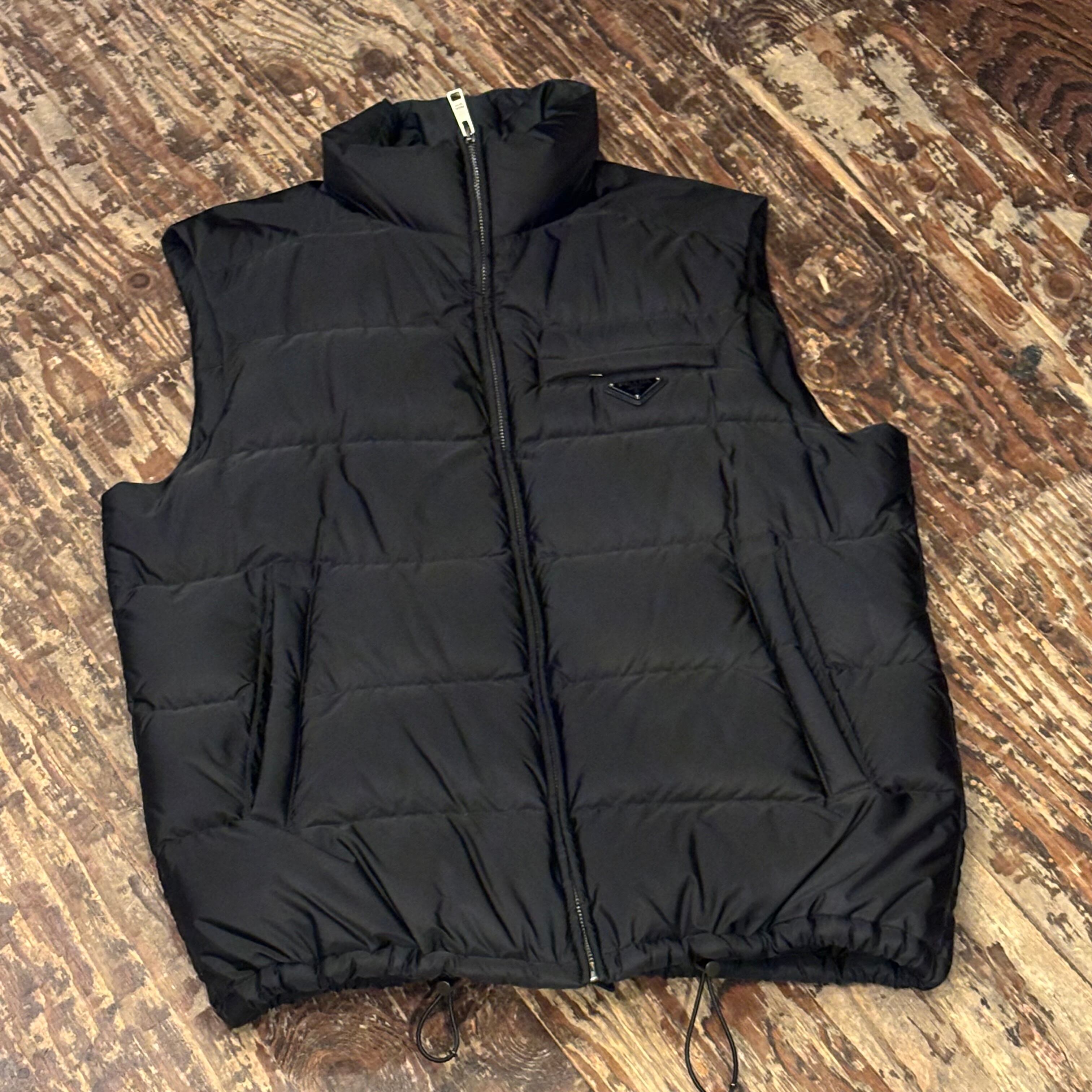 PRADA プラダ Logo Puffer Nylon Jacket Vest ナイロンダウンベスト 