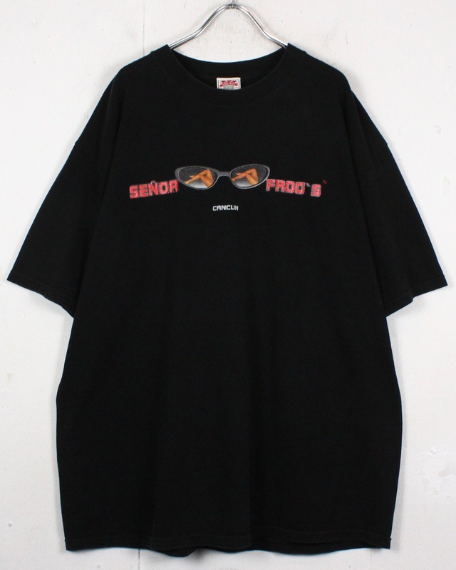【Caka act2】"Señor Frog's" Print Design Loose T-Shirt