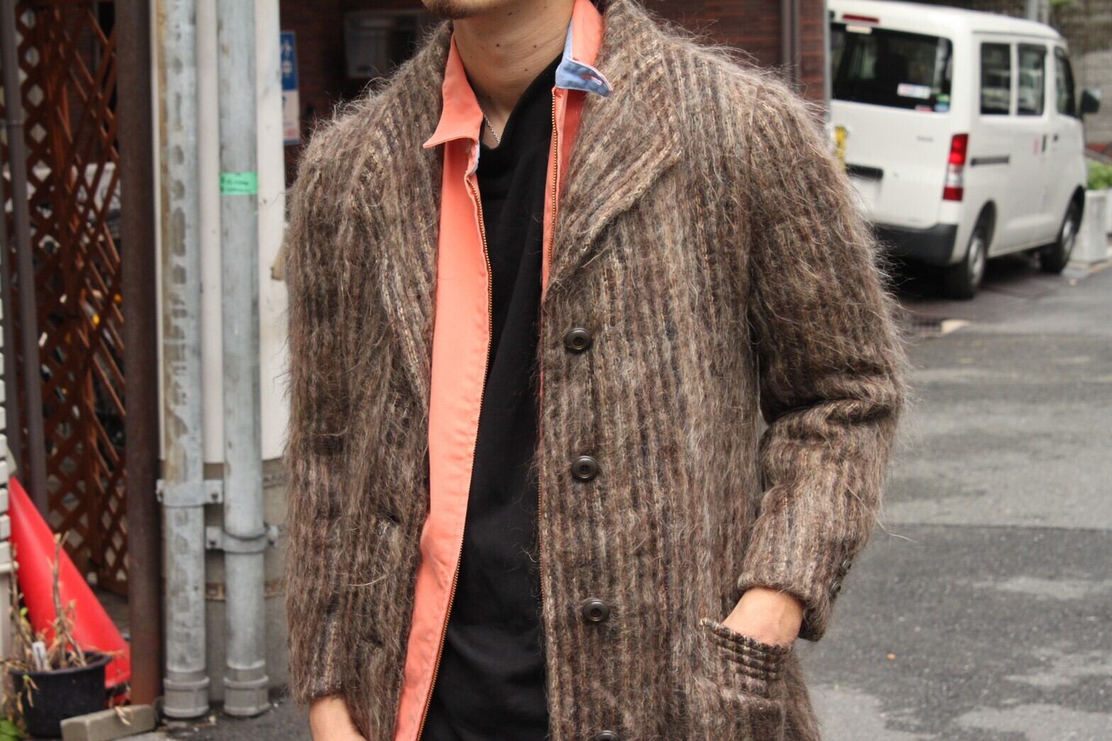 70s Mohair Coat England製 | VOLAR