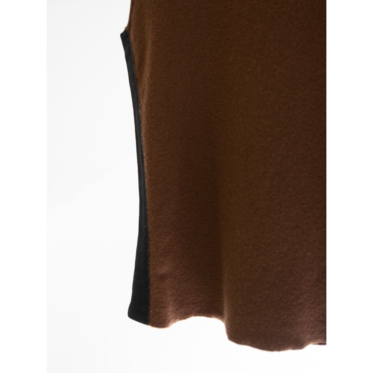【Salvatore Ferragamo】Made in Italy 100% Wool High Neck Sleeveless Top(サルヴァトーレ フェラガモ イタリア製ハイネック ウールノースリーブトップス)