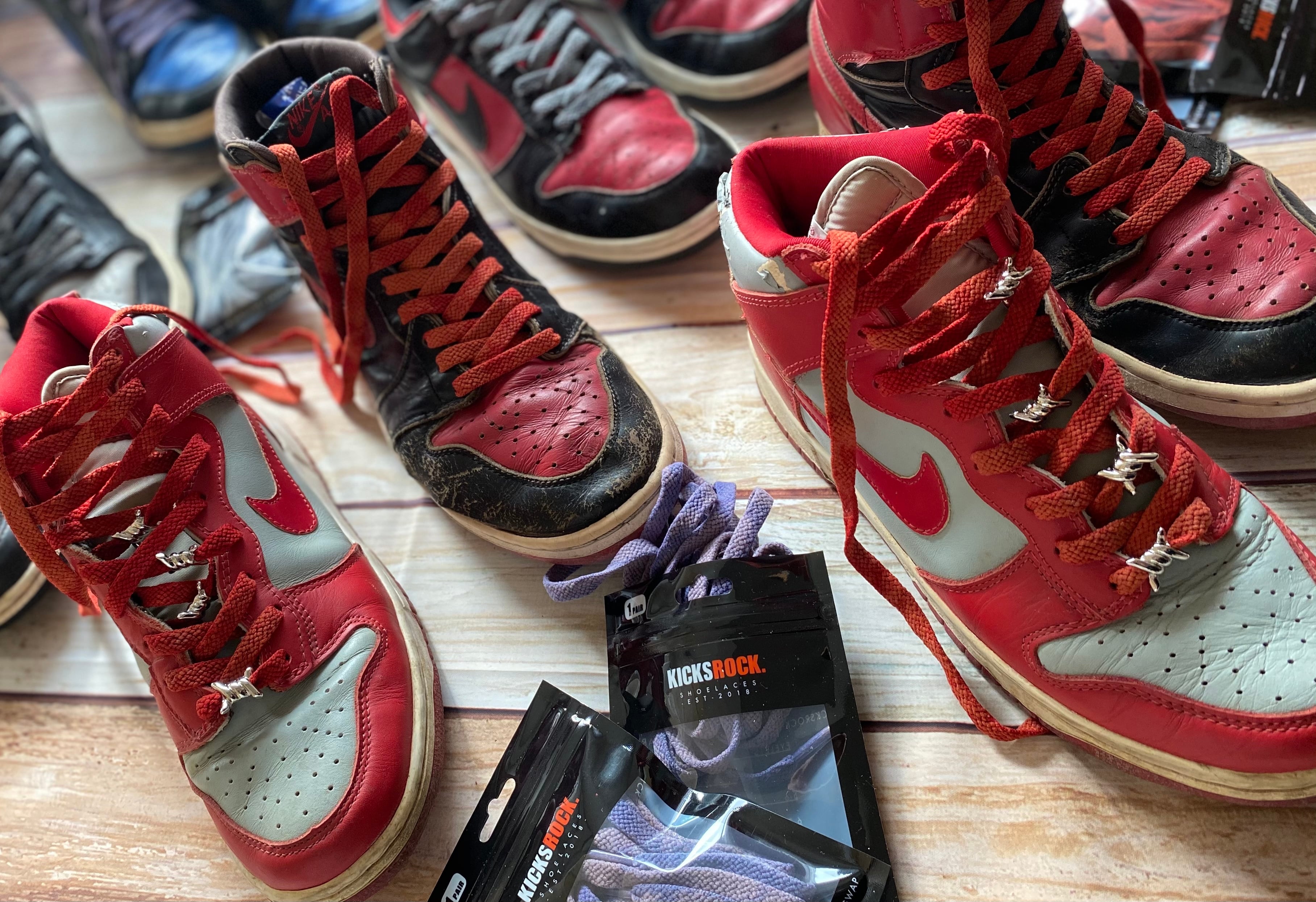 VINTAGE FADED SHOELACES 85'RED | KICKSROCK VINTAGE FADED SHOELACES 85'RED | KICKSROCK