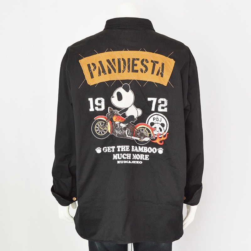 大きいサイズ】｜PANDIESTA JAPAN｜バイカーパンダストレッチツイル