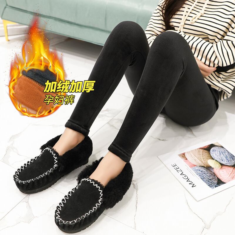 【新作】【送料無料】 マタニティウェアとベルベットの厚みのある妊婦の鉛筆パンツゴールドのベルベットの腹が冬の妊婦の寒くて暖かいレギンスをサポート-アリババ ウィンター 冬物 expec121617903285