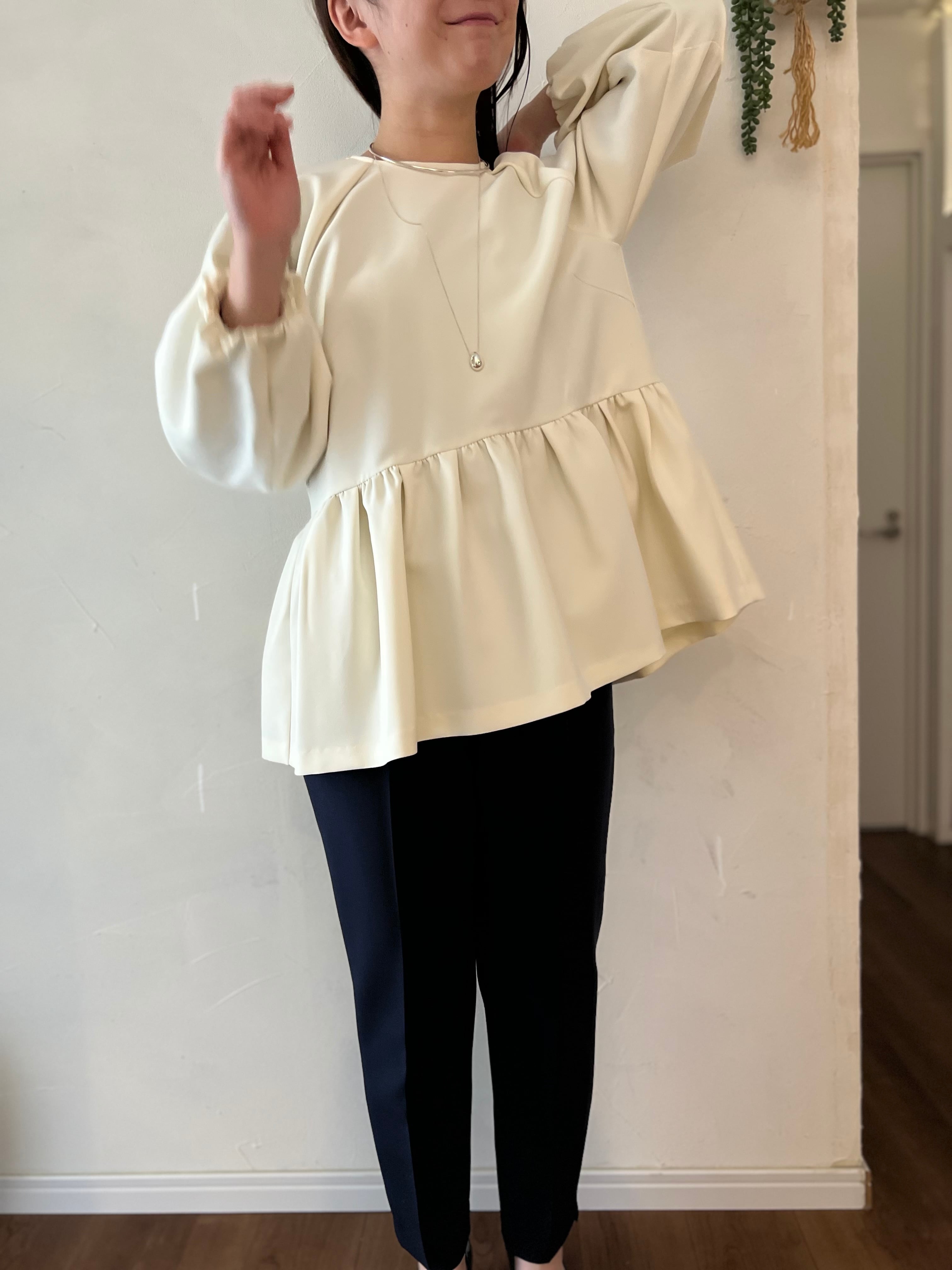 PASSIONE】セットアップ可 ぺプラムトップス 516903 | MIEL select shop