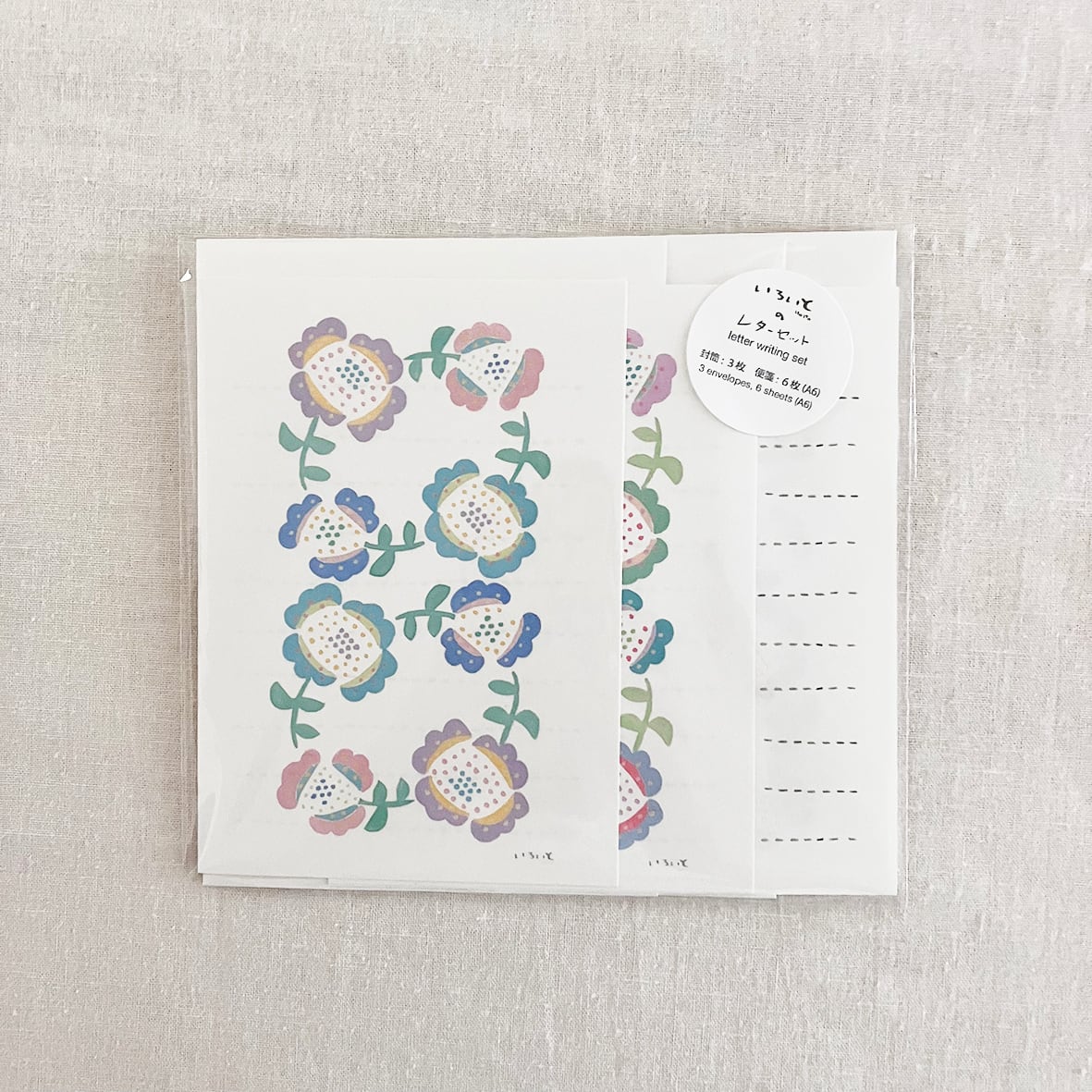 レターセット - はなのわ - Letter Writing Sets - flower circle -