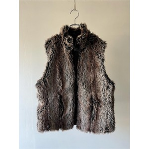 -PARKHURST- reversible fur vest