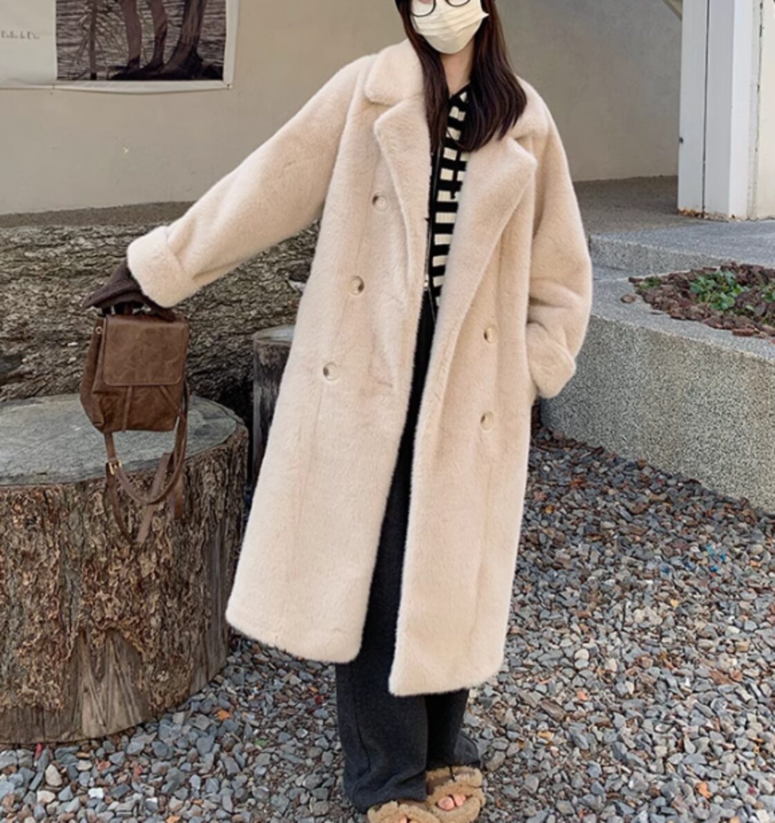 冬のお出かけに❤️暖かさ抜群ロングコート女子会デートに最適 ロングコート レディース ジャケット コート アウター 上着 前開き