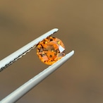 マンダリンガーネット 4.5x4.5x3.1mm, 0.54ct, ナイジェリア産