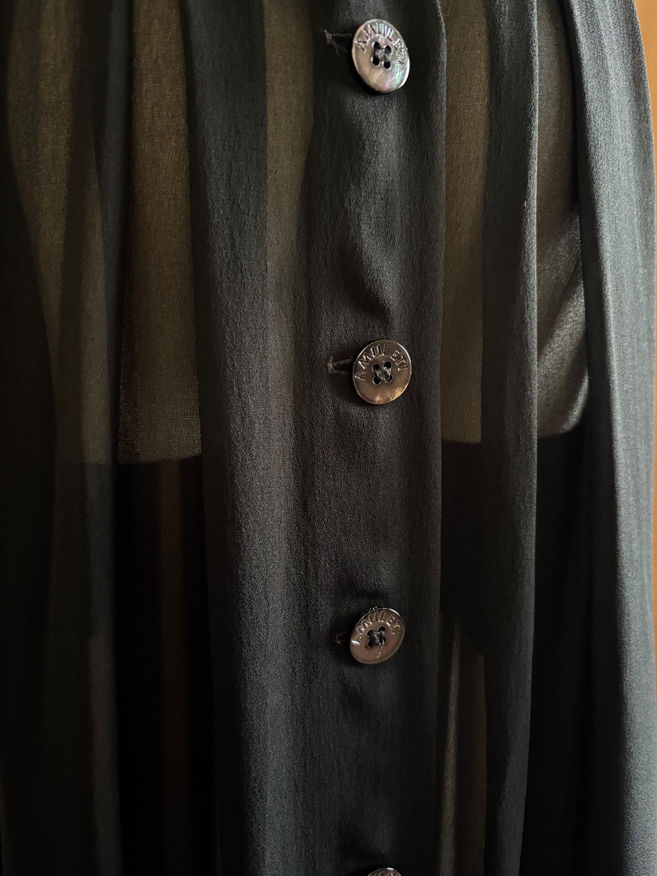 MADE IN ITALY black sheer dress-5138-7