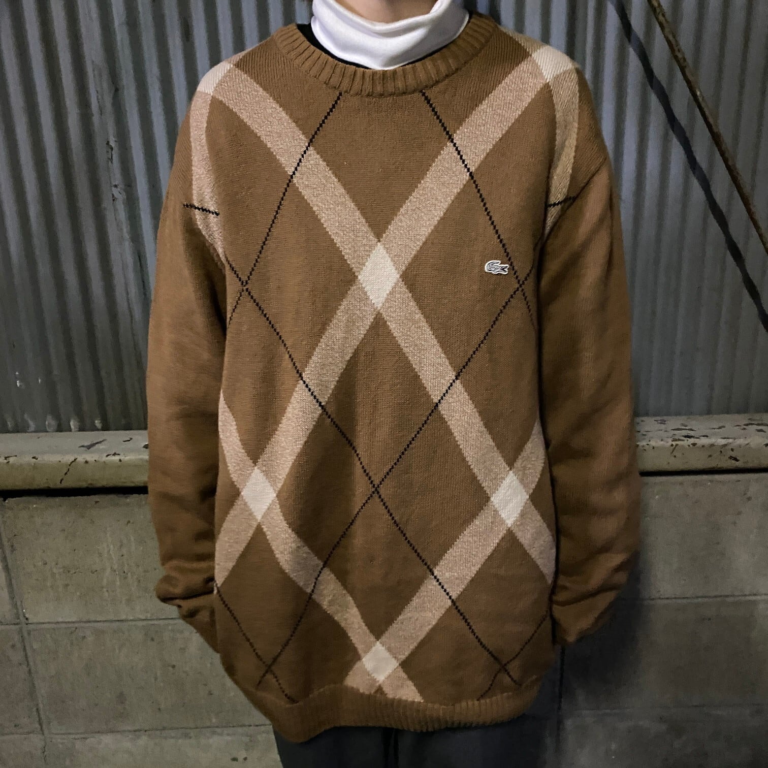 LACOSTE チェック柄 セーター 公式通販