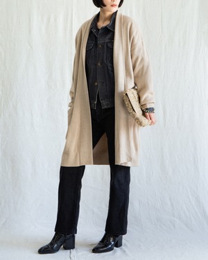 1980-90s Donna Karan - cashmere silk knit cardigan