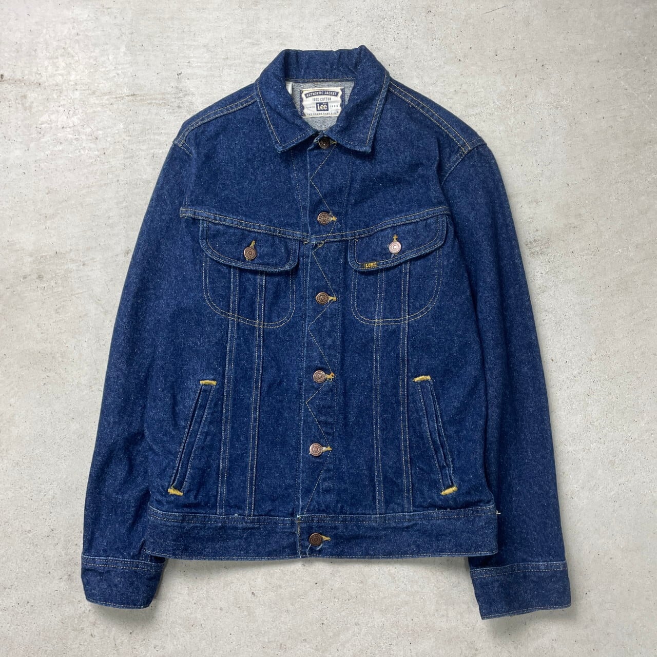 90年代 USA製 Lee AUTHENTIC JACKET リー デニムジャケット 濃紺 