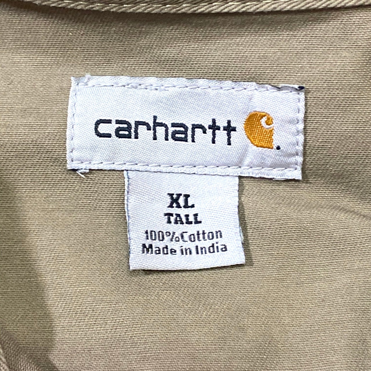 Carhartt カーハート ダック地 長袖ウエスタンシャツ ワークシャツ 