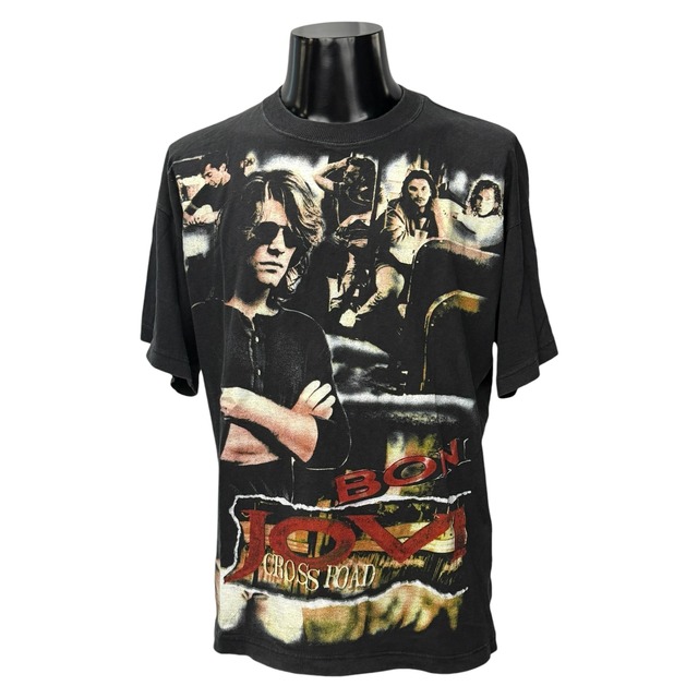 【BON JOVI】ボン・ジョヴィ "CROSS ROAD" 90's Vintage Tシャツ