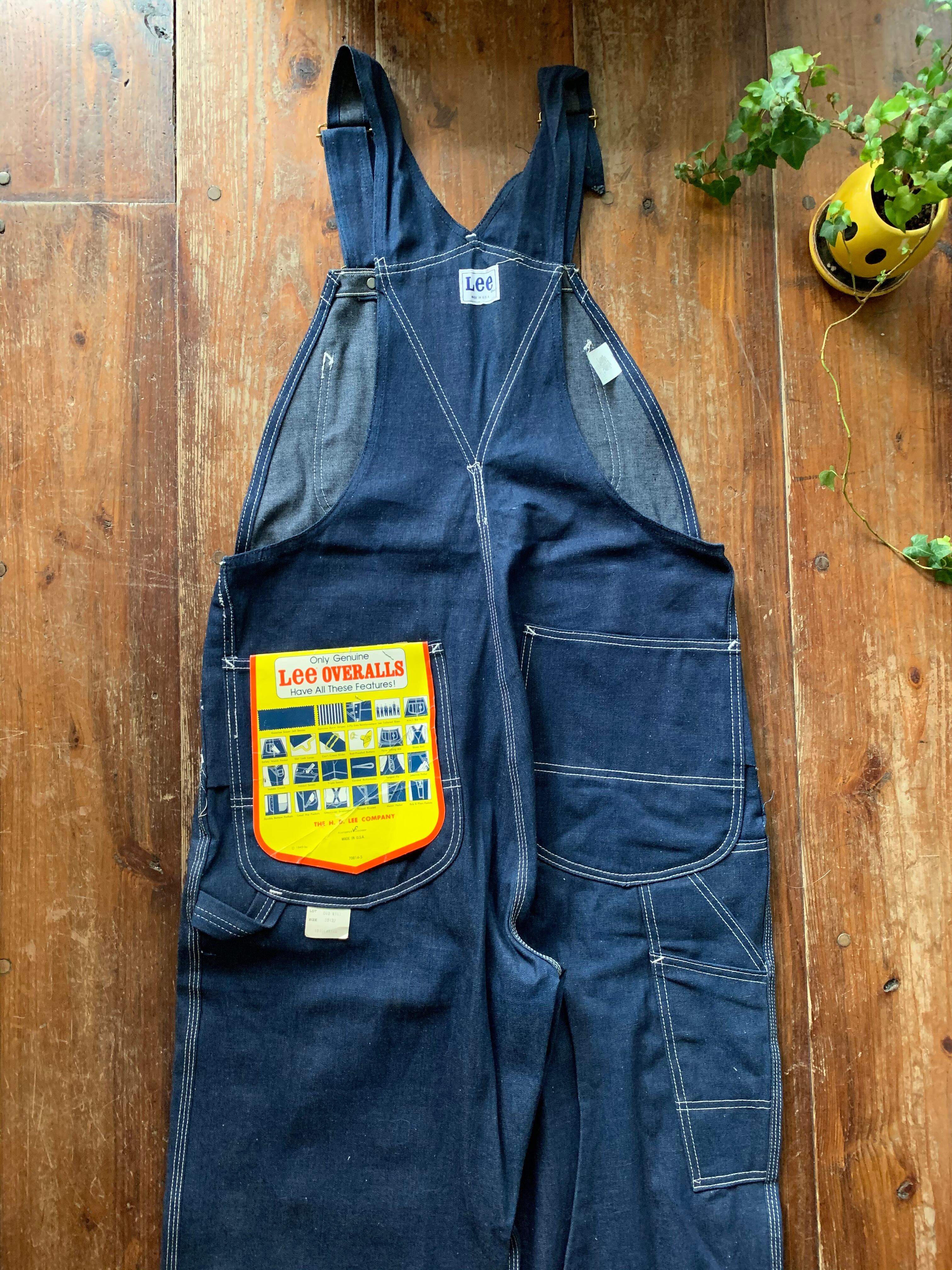 1970's Deadstock “Lee 91-SB” Denim Overalls | Rei-mart 1970's Deadstock “Lee 91-SB” Denim Overalls | Rei-mart