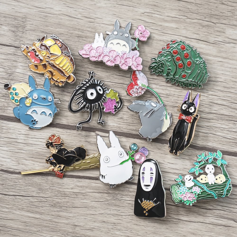 パルナートポック ジブリ 魔女の宅急便 ブローチ レア 魔女の宅急便 メタルブローチ（ジジ GB-07/7023） | すすのこ商店