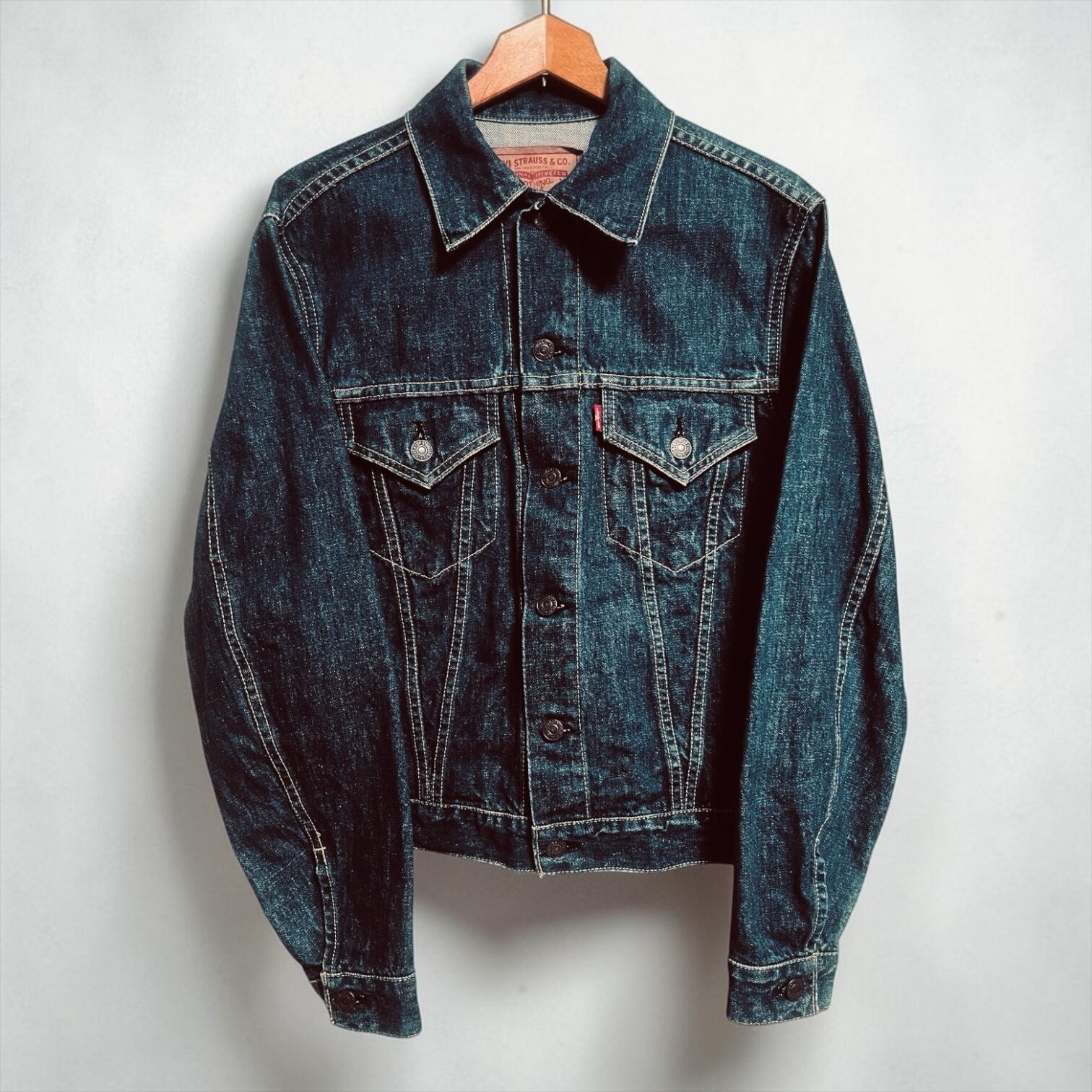 Levi's 71557 557XX Big E 復刻 デニムジャケット 濃紺 日本製 38