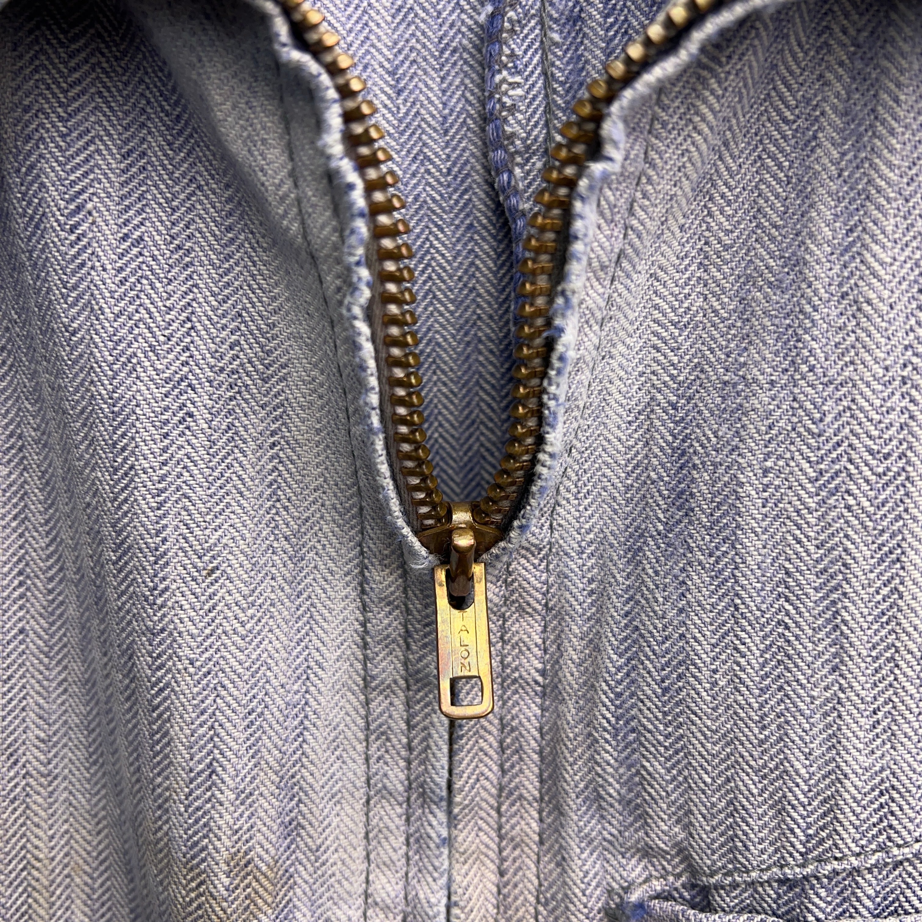 1970's HBT WORK JACKET BORO FADED 70年代 ヘリンボーンツイル ワーク