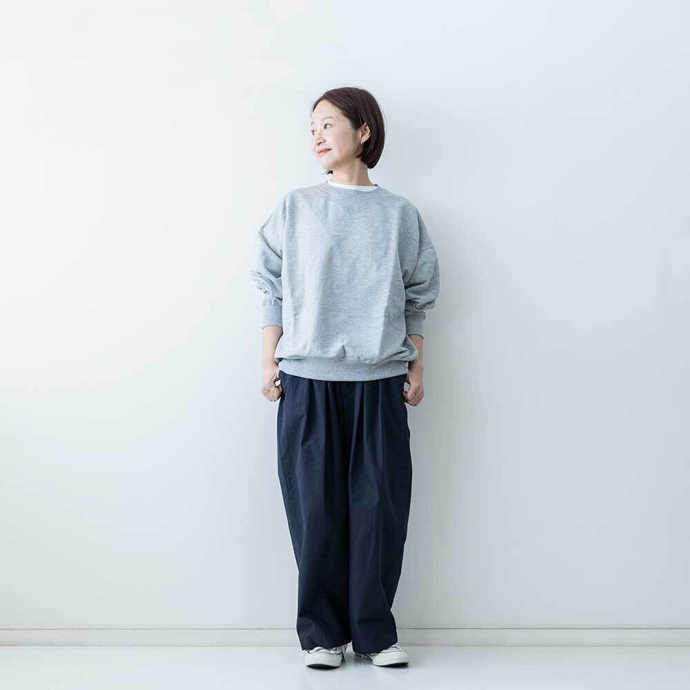 nicholson&nicholson ハイゲージ裏毛クルーネックPO