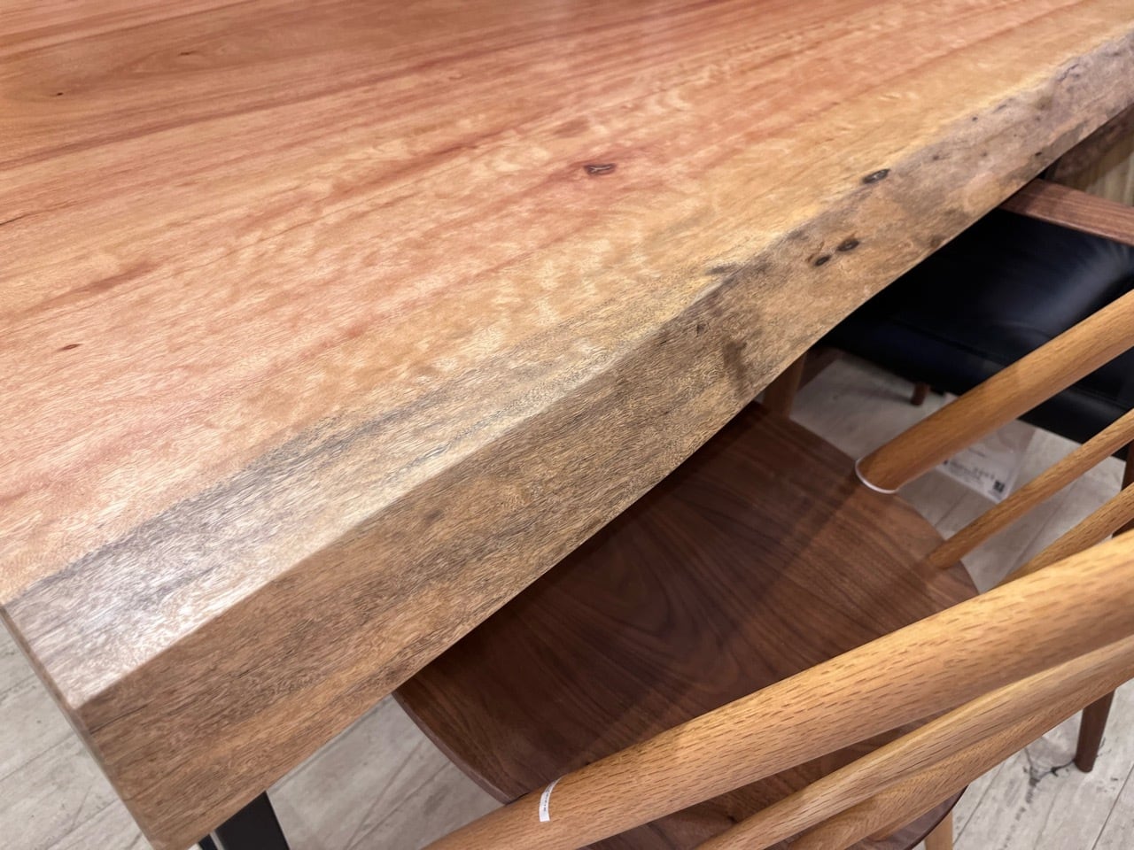 OUTLET】ボセ杢_1500×875-850×55_新宿店_テーブル天板/一枚板 2172