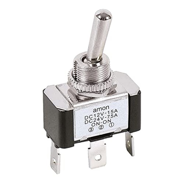エーモン(amon) トグルスイッチ ON-ON DC12V・15A/DC24V・7.5A 3202