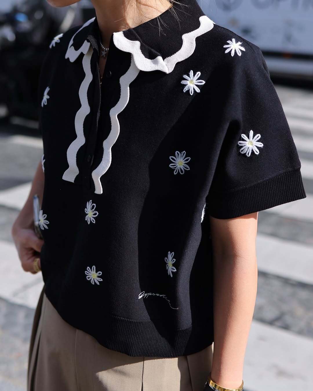 予約】GPTH-504/504a Flower Polo | gypsohila