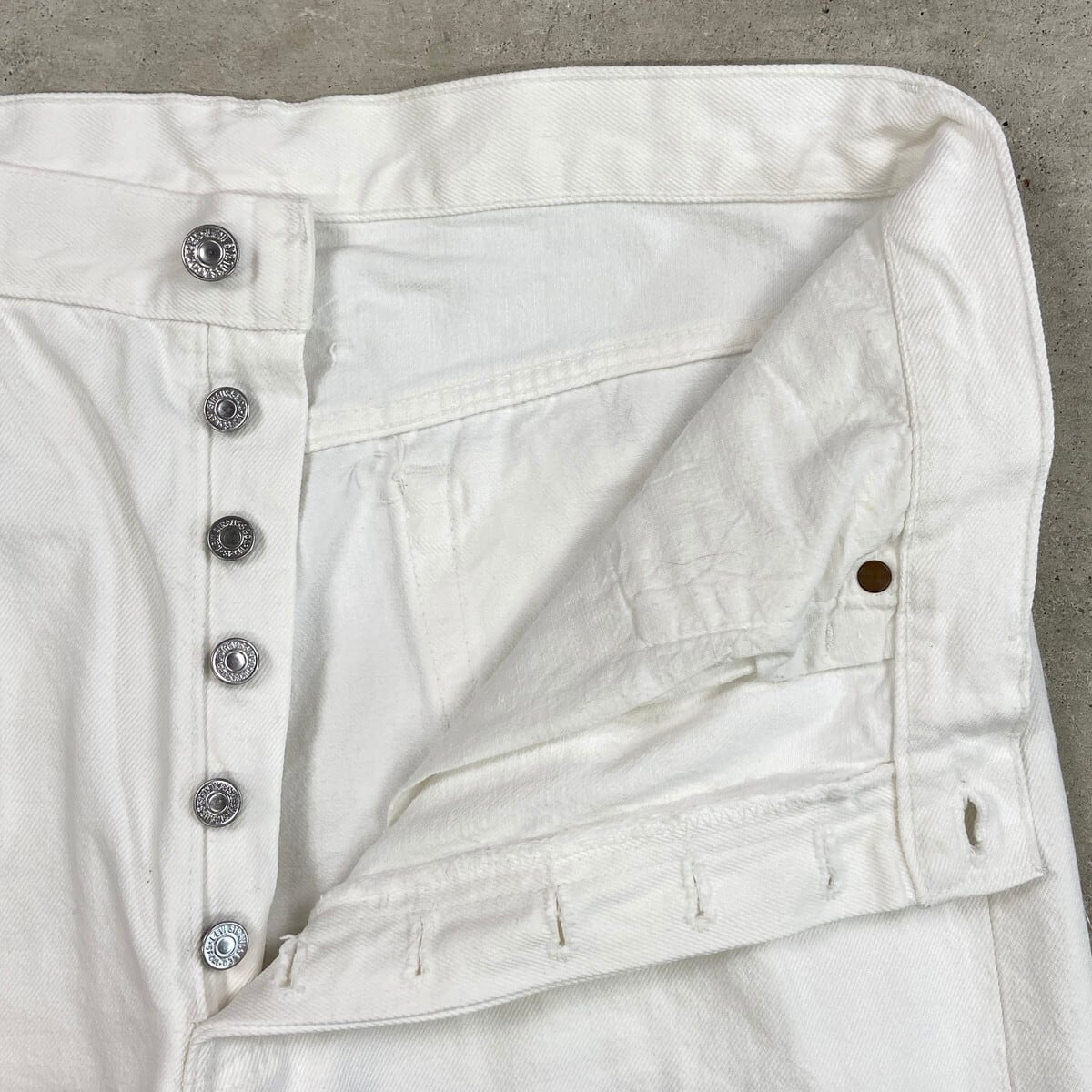 90年代 USA製 Levi's リーバイス 501 ホワイトデニムパンツ ストレート