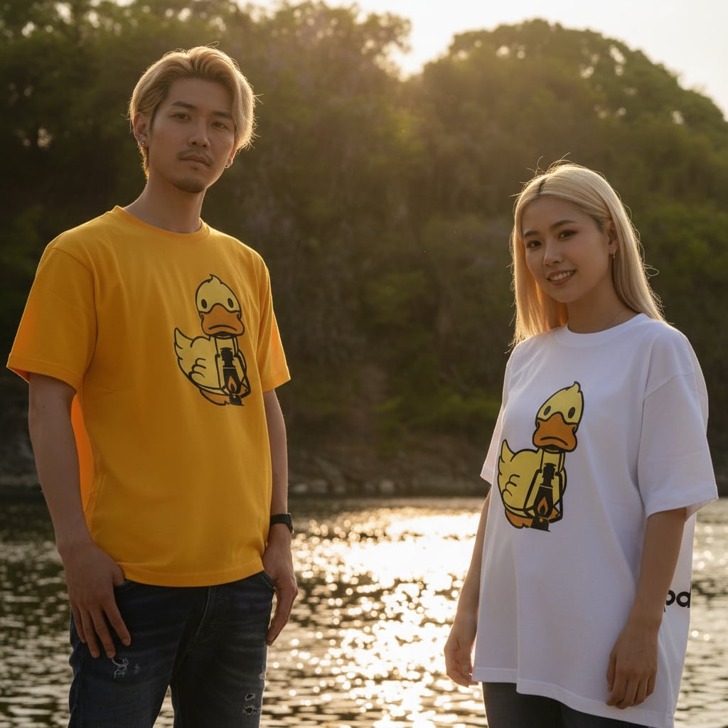 ゴディダック半袖Tシャツ（あひる） | Godisru