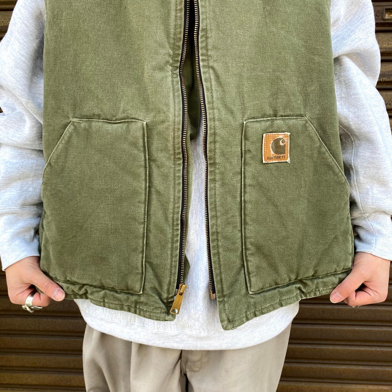 Carhartt カーハート ダック地 ワークベスト メンズ2XL相当 古着 