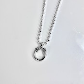 CROWN HORSESHOE with BLACK DIAMOND PENDANT / クラウンホースシューブラックダイヤモンドペンダント