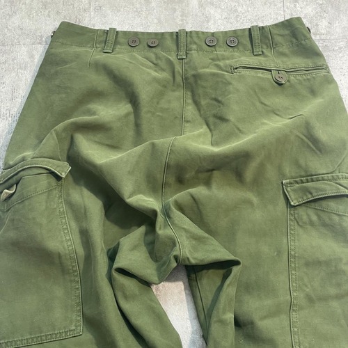 60-80s スウェーデン軍 実物 M-59 フィールドパンツ C48 w29 詳細写真12