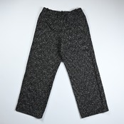 INTERIM / TEXTURED DONEGAL BOUCLÉ  DEADSTOCK WIDE DRESS EASY PANTS