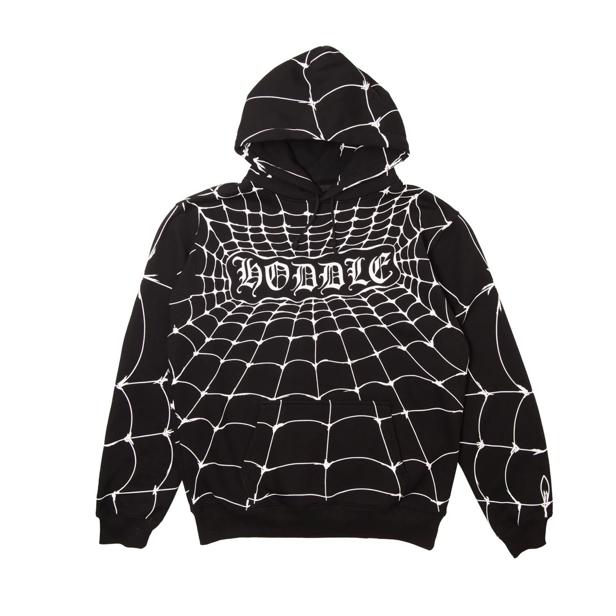 HODDLE WEB HOOD BLACK | 40champ
