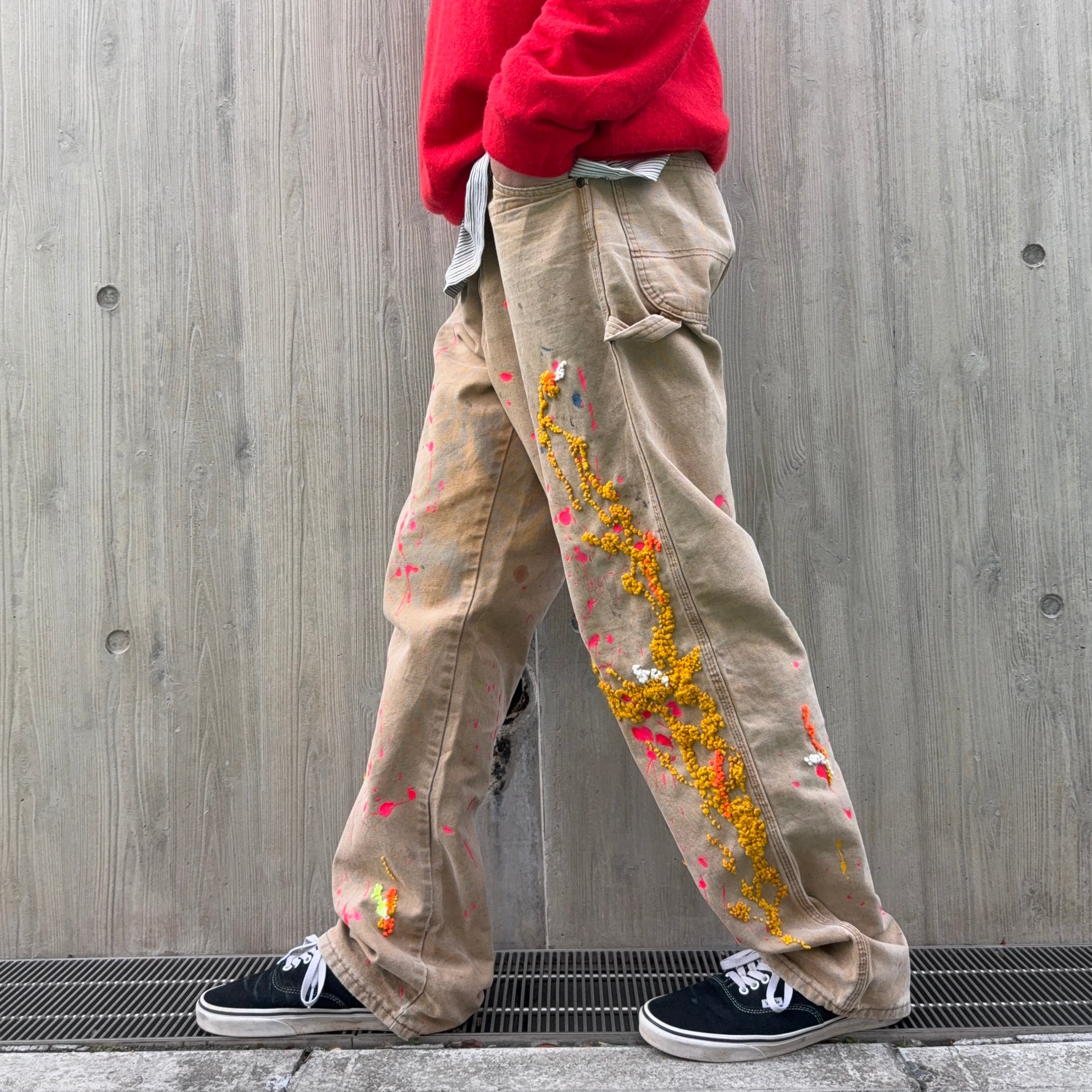 ペイントダーニングパンツ×思い出再生工場”（リメイク） | 放課後の思い出