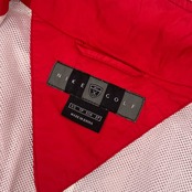 2WAY NIKE GOLF ナイキ ゴルフ 長袖&半袖 裏メッシュ ナイロンジャケット XS/レッド メンズ