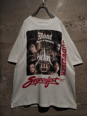 【Caka】Special "Superfest" 90's Artist Print Design T-Shirt