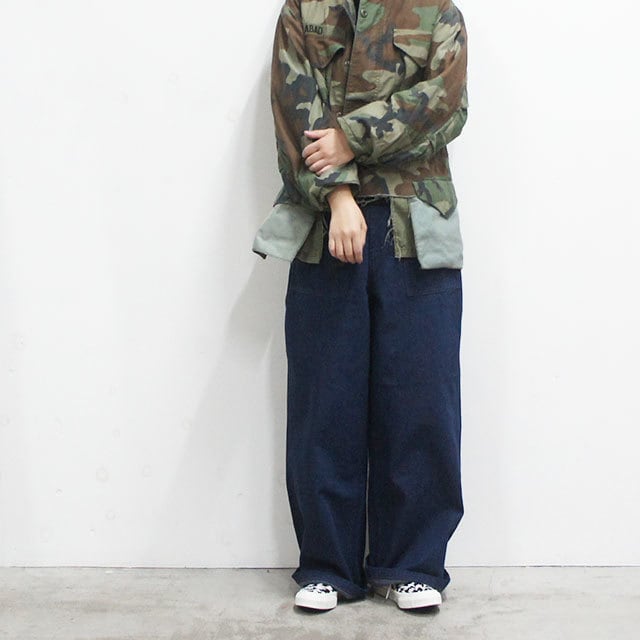 Ordinaryfits オーディナリーフィッツ パイプベイカーパンツow メンズ レディース パンツ デニム ベイカー ワンウォッシュ ワイド ゆったり 通販 品番of P018ow Es Life エスライフ