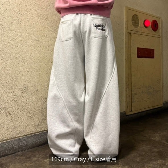 ひも付きバレルレッグスウェットパンツ | Jolly Clan