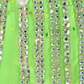 社交ダンス 衣装 スタンダードドレス ワンピース ドレス フロート リボン 黄緑 軽い イタリア製 ペチコート RS デモ 競技 ダンス パーティ 発表会 蛍光 ファー パール 高級感 鮮やか グリーン系 イベント服 踊り用ドレス パール装飾 スポーツウェア ダンス用衣装 フェスティバル ドレス 舞台衣装