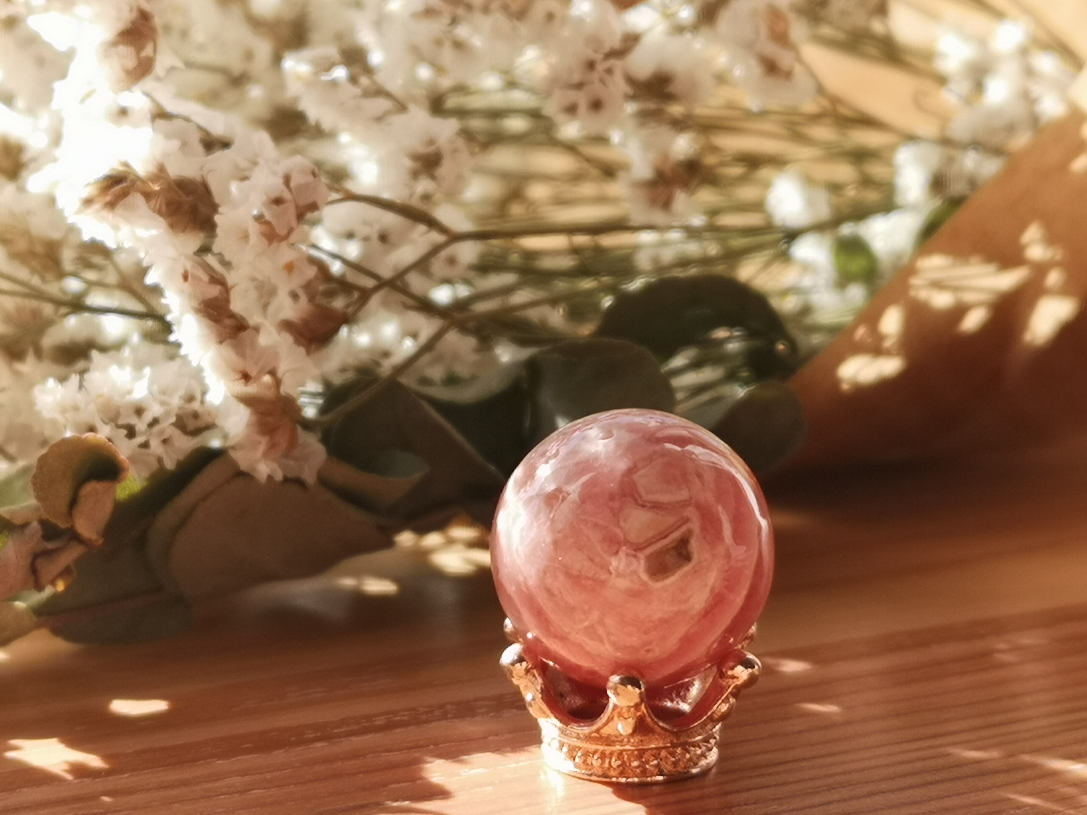 インカローズ♡ロードクロサイトスフィアNo.2547 インカローズ 丸玉